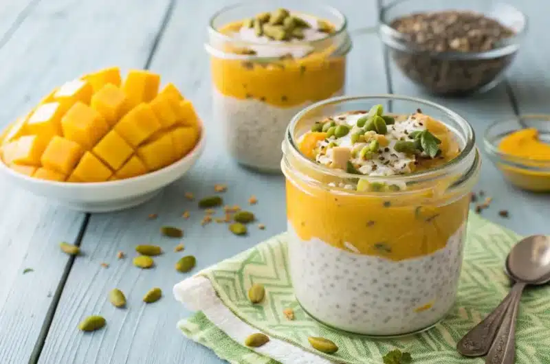 Mango Chia Seed Pudding Instant Pot